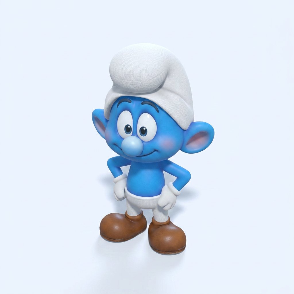 Smurfs boyalı