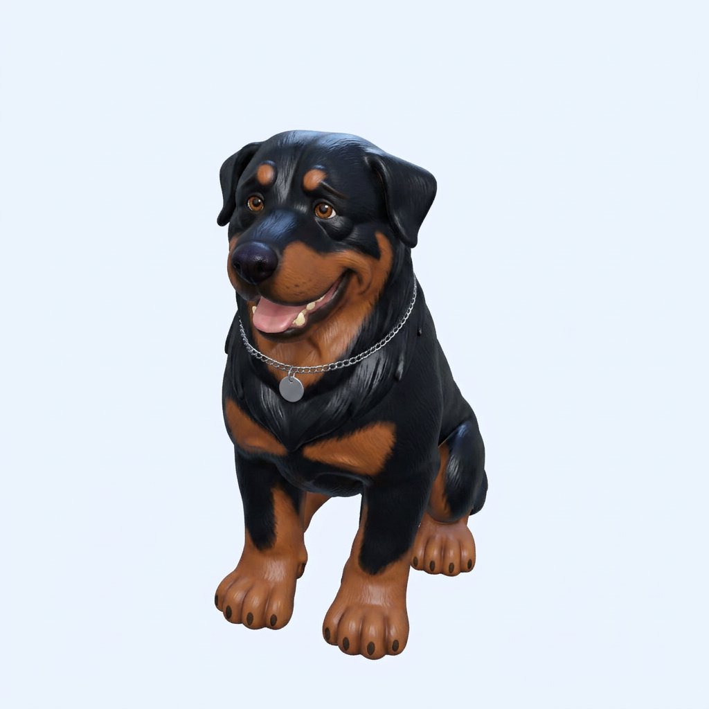 Rottweiler boyalı