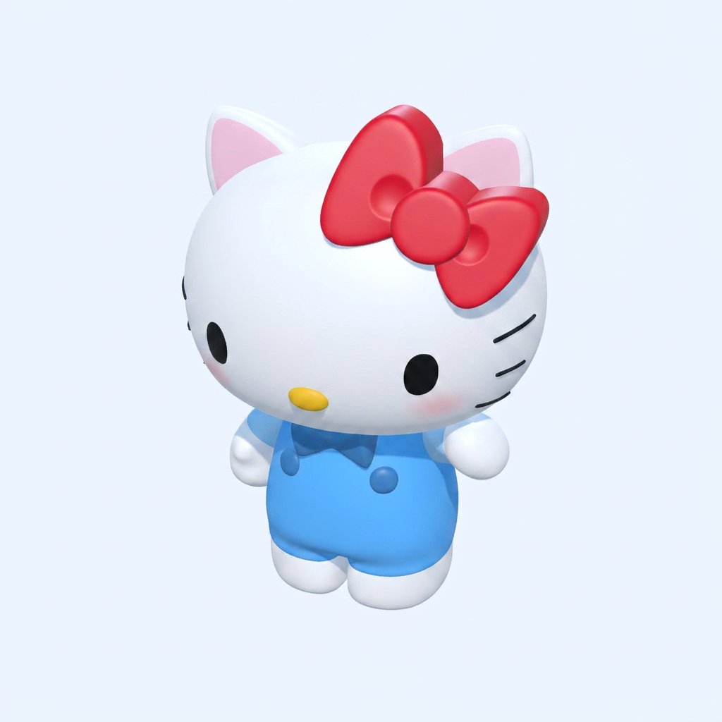 Hello Kitty boyalı