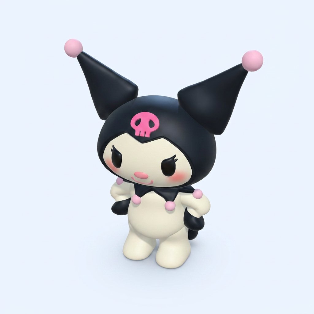 Kuromi boyalı