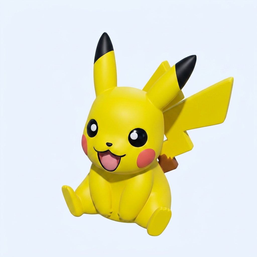 Pikachu (Büyük) boyalı
